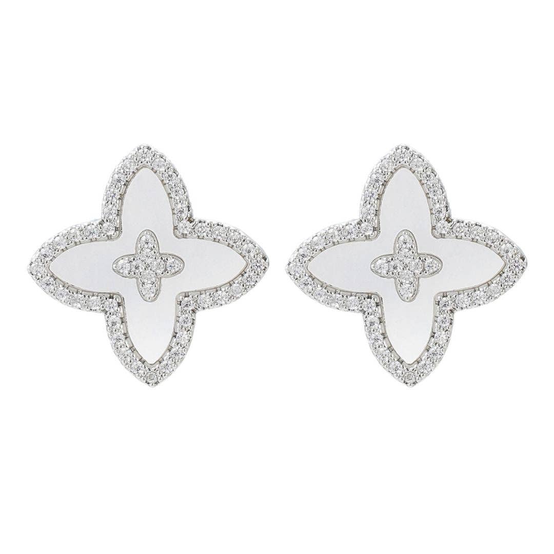 Flea flower statement: Silver