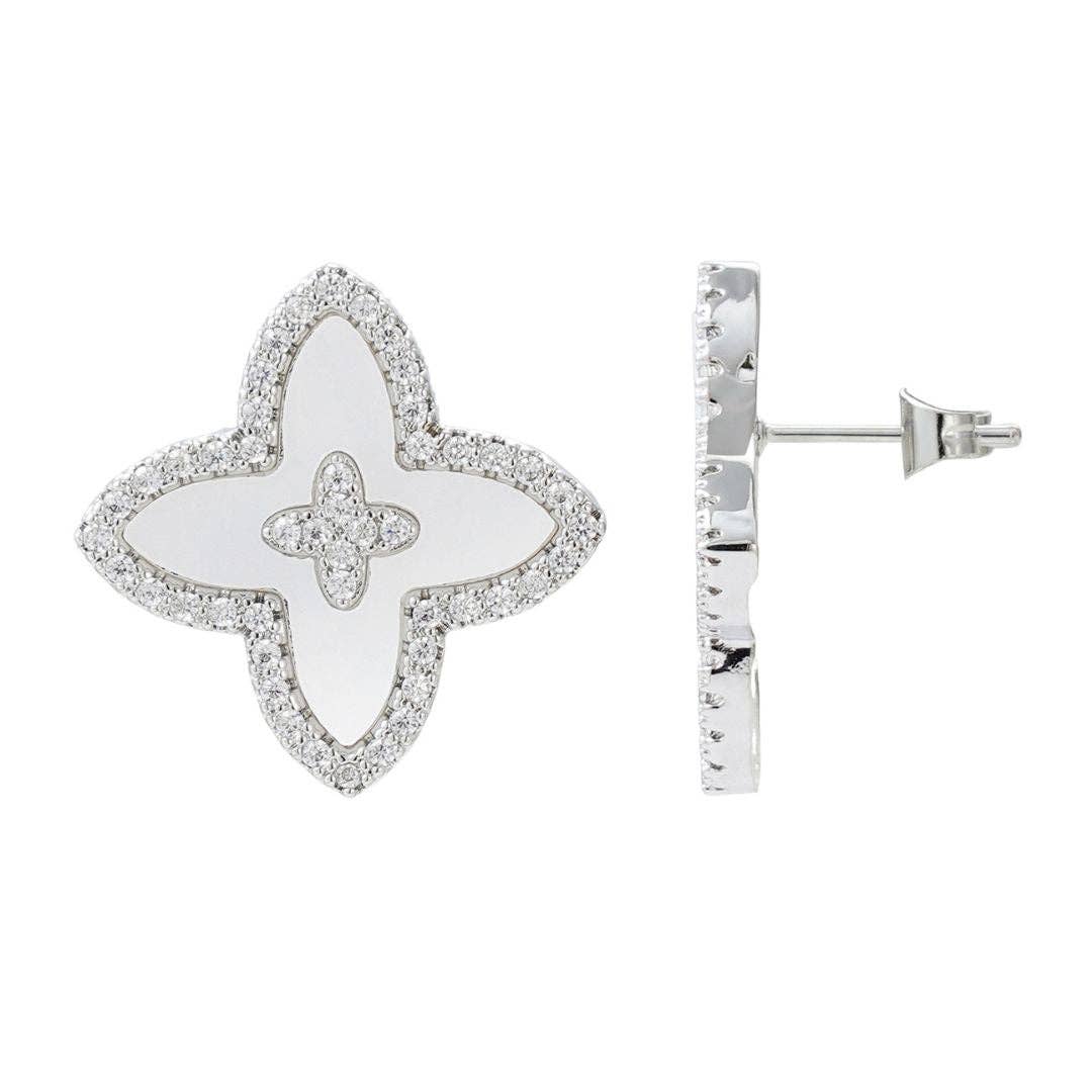 Flea flower statement: Silver