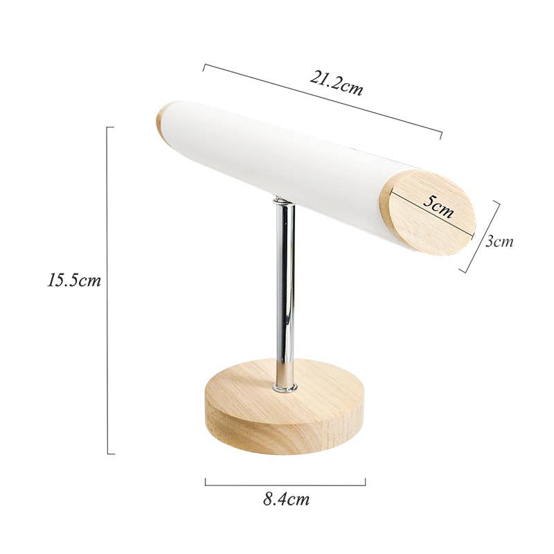 OVAL BRACELET DISPLAY: White